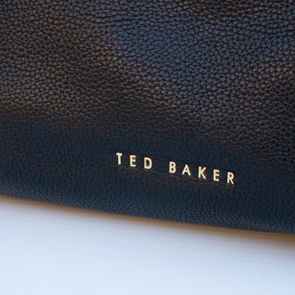 Ted Baker Women's Albee Pop Handle Leather Shoulder Bag Black - Picture 4 of 10